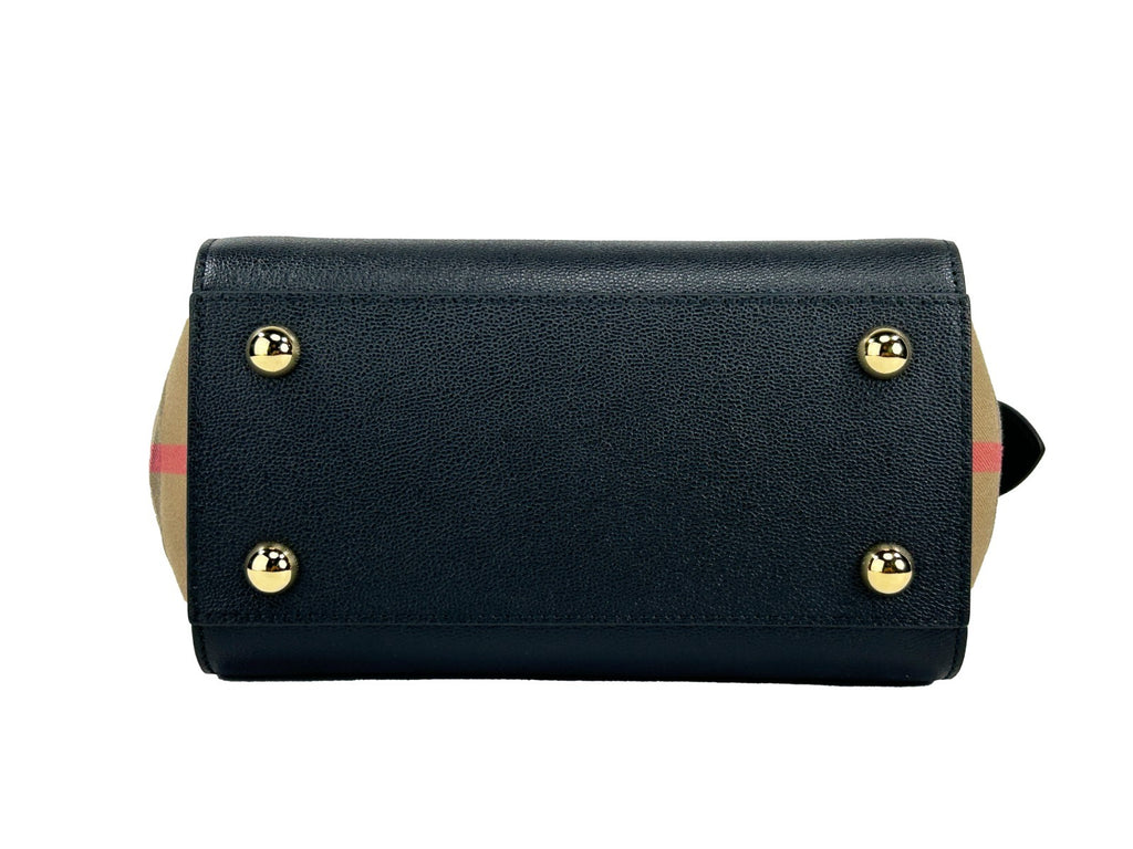 Burberry Mini Banwell Leather Tote Bag Purse