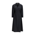 Black Cotton Casual Dress