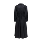Black Cotton Casual Dress