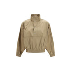 Beige Polyester Shell Jacket