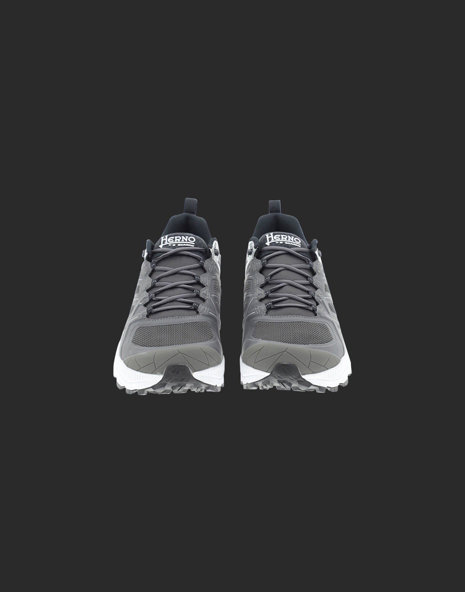 Bicolor Polyester Athletic Sneakers