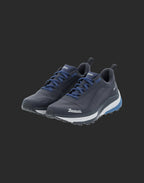 Blue Polyamide Athletic Sneakers