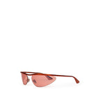 Orange Metal Sunglasses