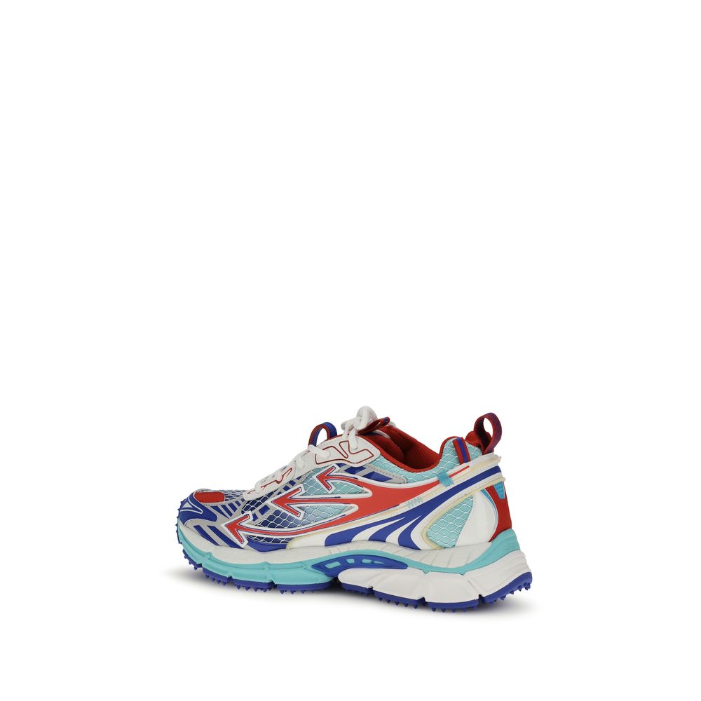 Multicolor Polyester Athletic Sneakers