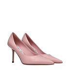 Pink Leather Pumps