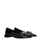 Black Leather Slip-On Loafers