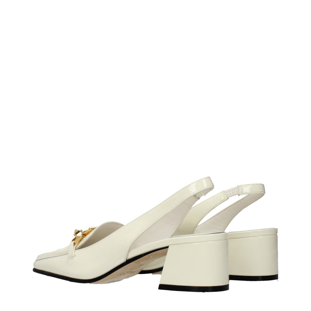 Beige Leather Slip-On Loafers