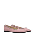 Pink Leather Ballet Flats