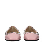 Pink Leather Ballet Flats