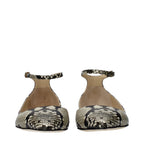 Multicolor Leather Ballet Flats