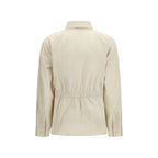 Beige Cotton Shell Jacket