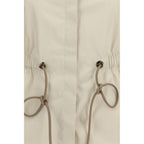 Beige Cotton Shell Jacket