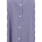 Blue Cotton Pattern Shirt