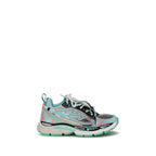 Multicolor Polyester Athletic Sneakers