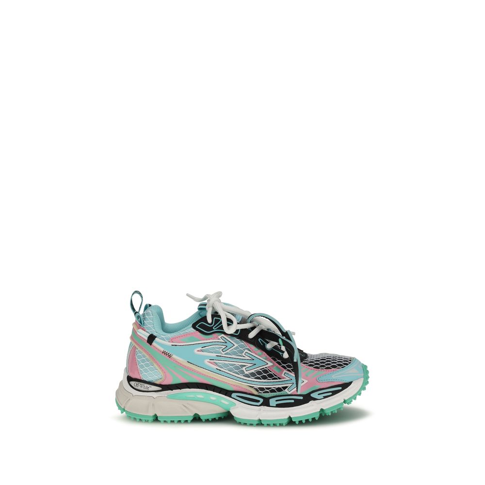 Multicolor Polyester Athletic Sneakers