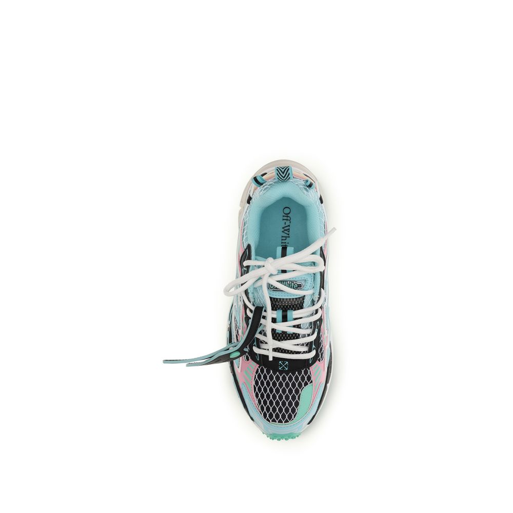 Multicolor Polyester Athletic Sneakers