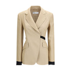 Beige Linen Coat