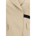 Beige Linen Coat
