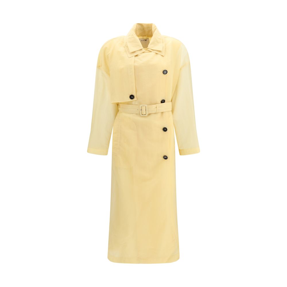 Beige Nylon Coat
