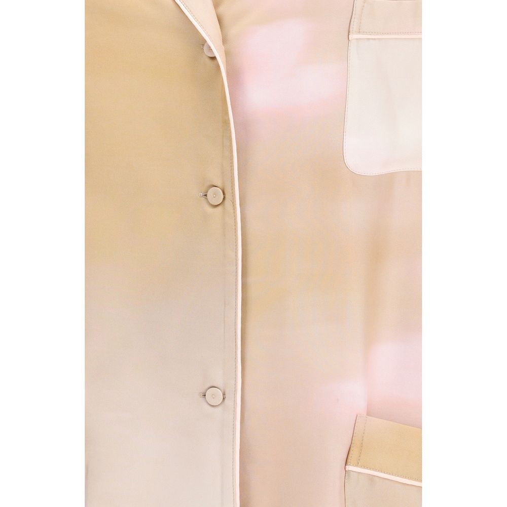 Multicolor Silk Pattern Shirt