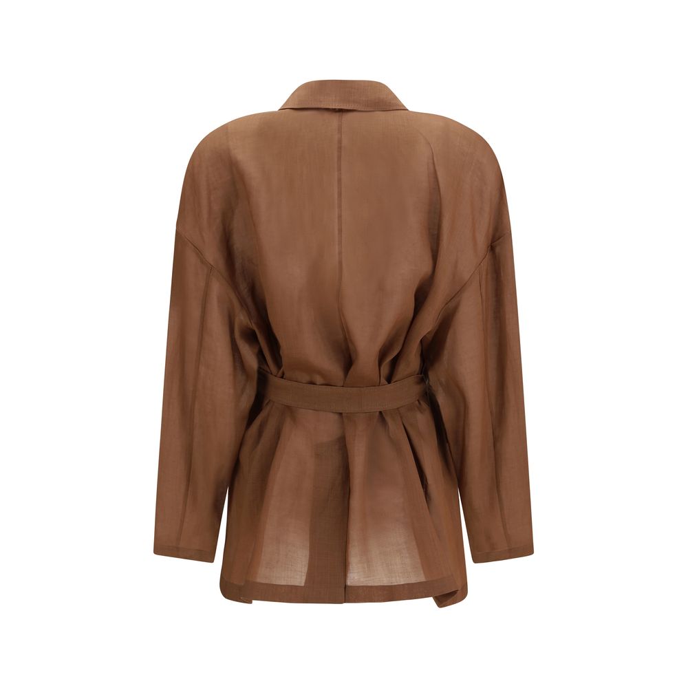 Brown Ramie Coat