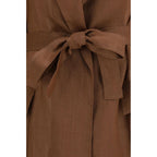 Brown Ramie Coat