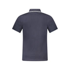 Blue Cotton Men's Polo-Shirt