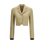 Beige Linen Denim Jacket
