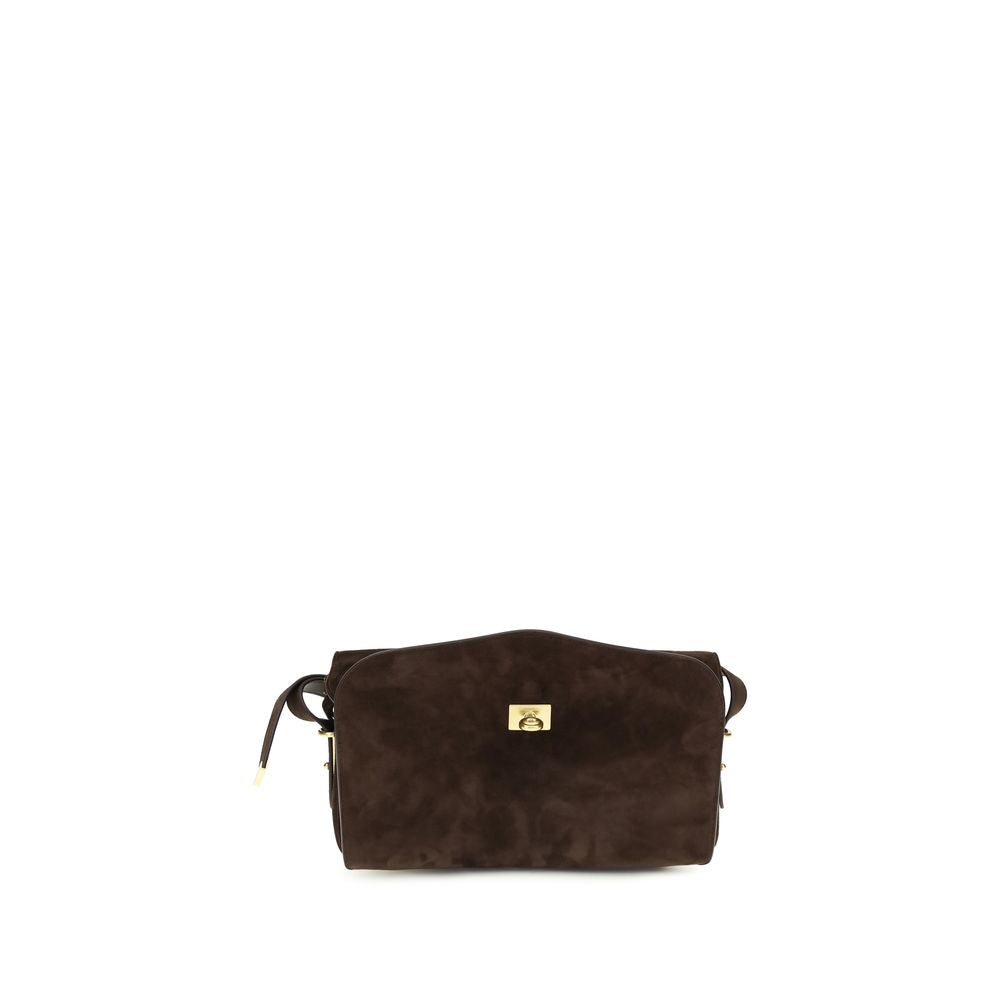Brown Calf Leather Bos Taurus Shoulder Bag