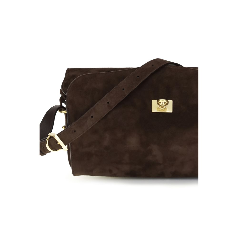 Brown Calf Leather Bos Taurus Shoulder Bag