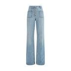 Blue Cotton Jeans Denim