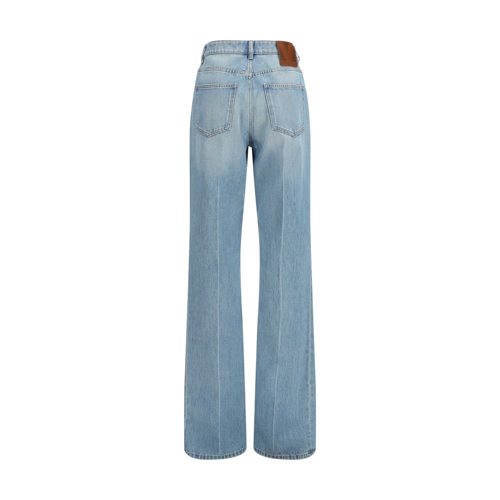 Blue Cotton Jeans Denim