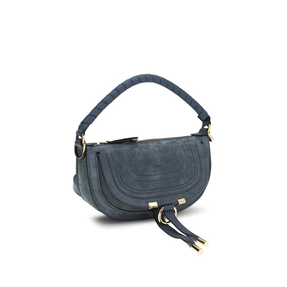 Blue Calf Leather Bos Taurus Shoulder Bag