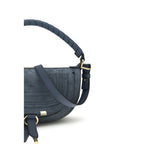 Blue Calf Leather Bos Taurus Shoulder Bag