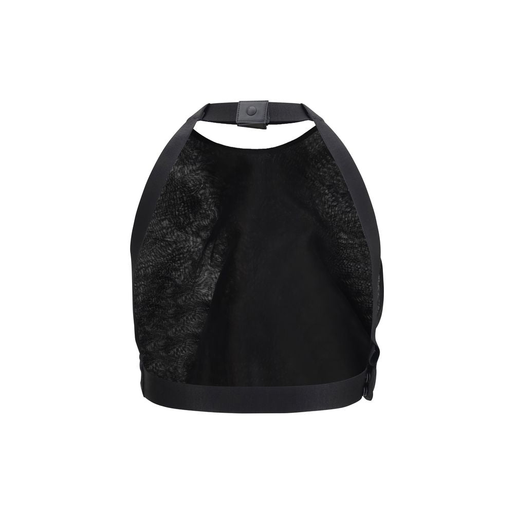 Black Silk Pattern Shirt