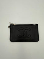 CHANEL Lamb Leather Coin Purse/Card Holder