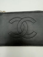 CHANEL Lamb Leather Coin Purse/Card Holder