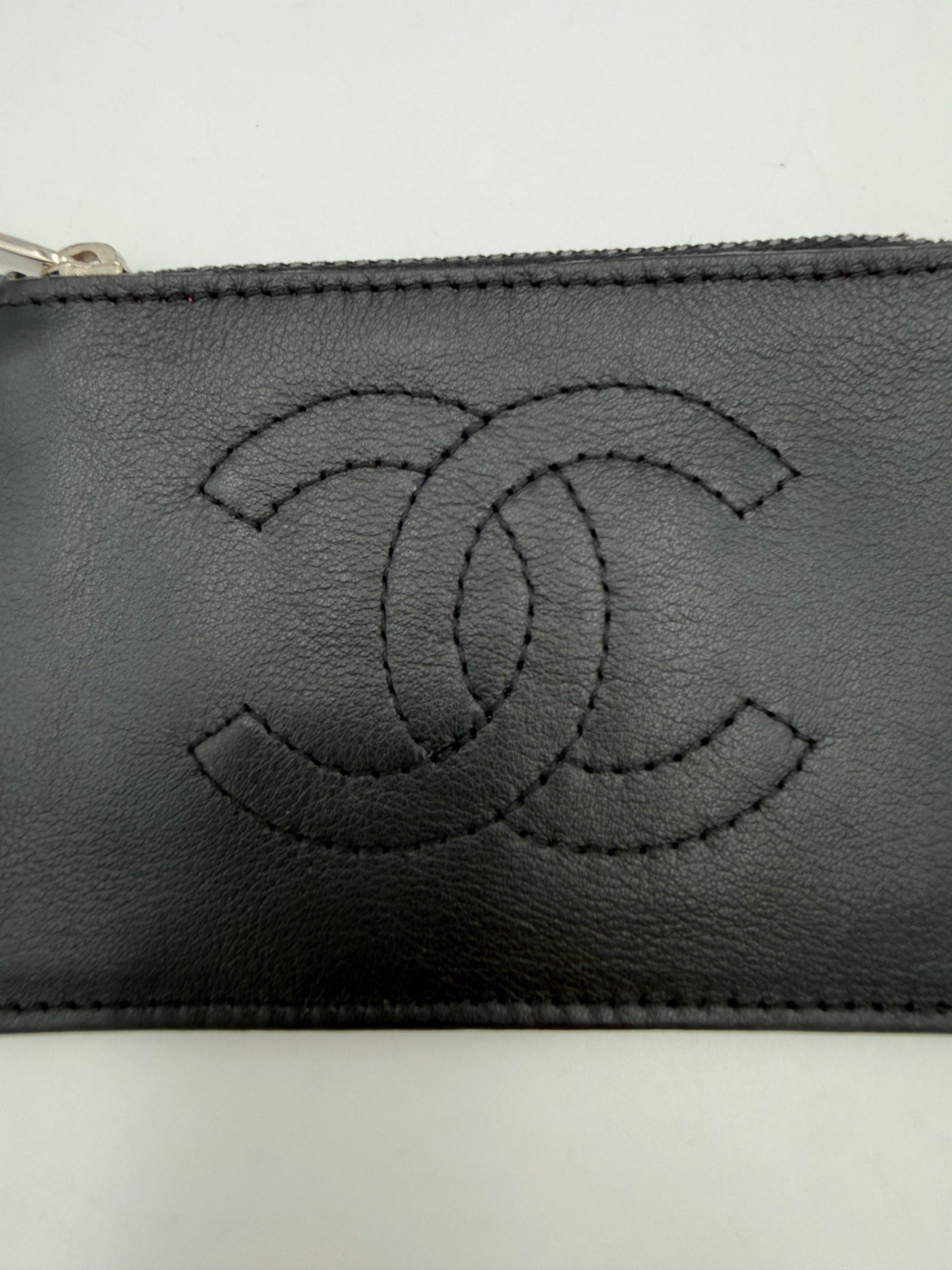CHANEL Lamb Leather Coin Purse/Card Holder