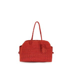 Multicolor Raffia Shoulder Bag