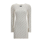 White Cotton Casual Dress