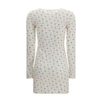 White Cotton Casual Dress