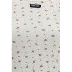 White Cotton Casual Dress