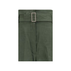 Bicolor Linen Casual Pants