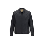 Black Polyamide Full-Length Jacket