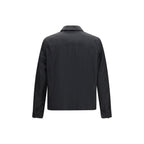 Black Polyamide Full-Length Jacket