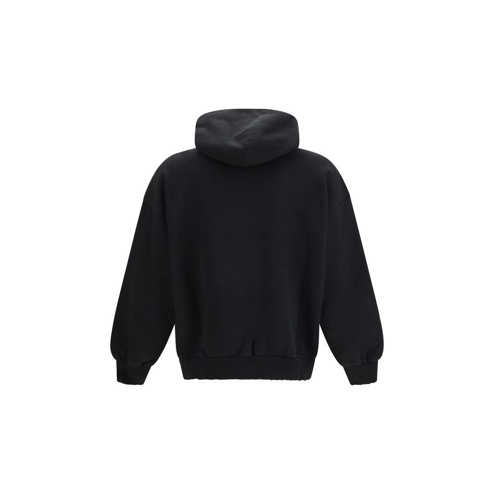 Black Cotton Sweatshirt