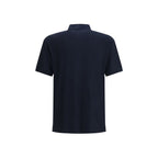 Blue Viscose Polo Shirt
