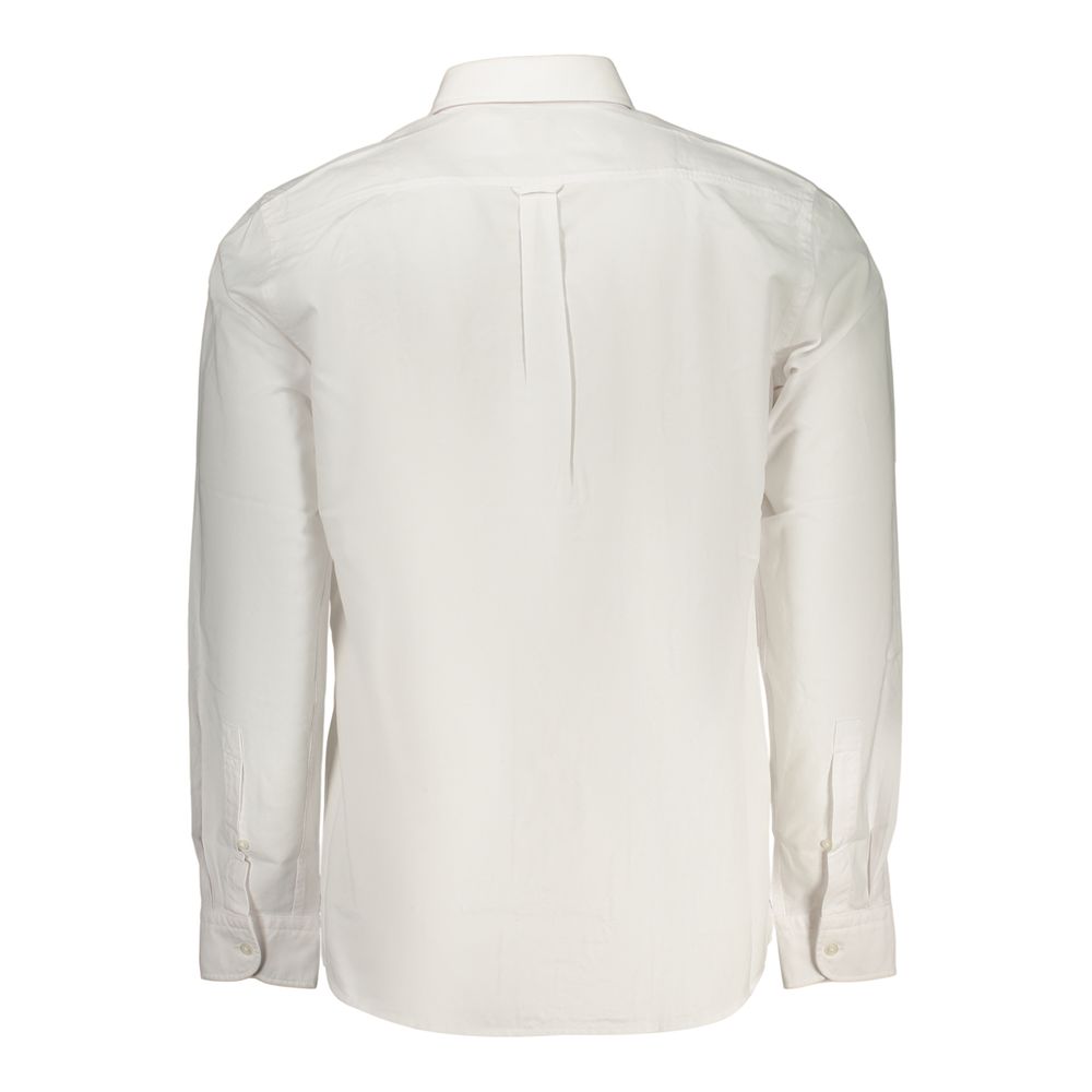 White Cotton Men's Shirt