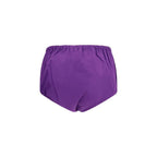 Purple Cotton Bermuda Shorts