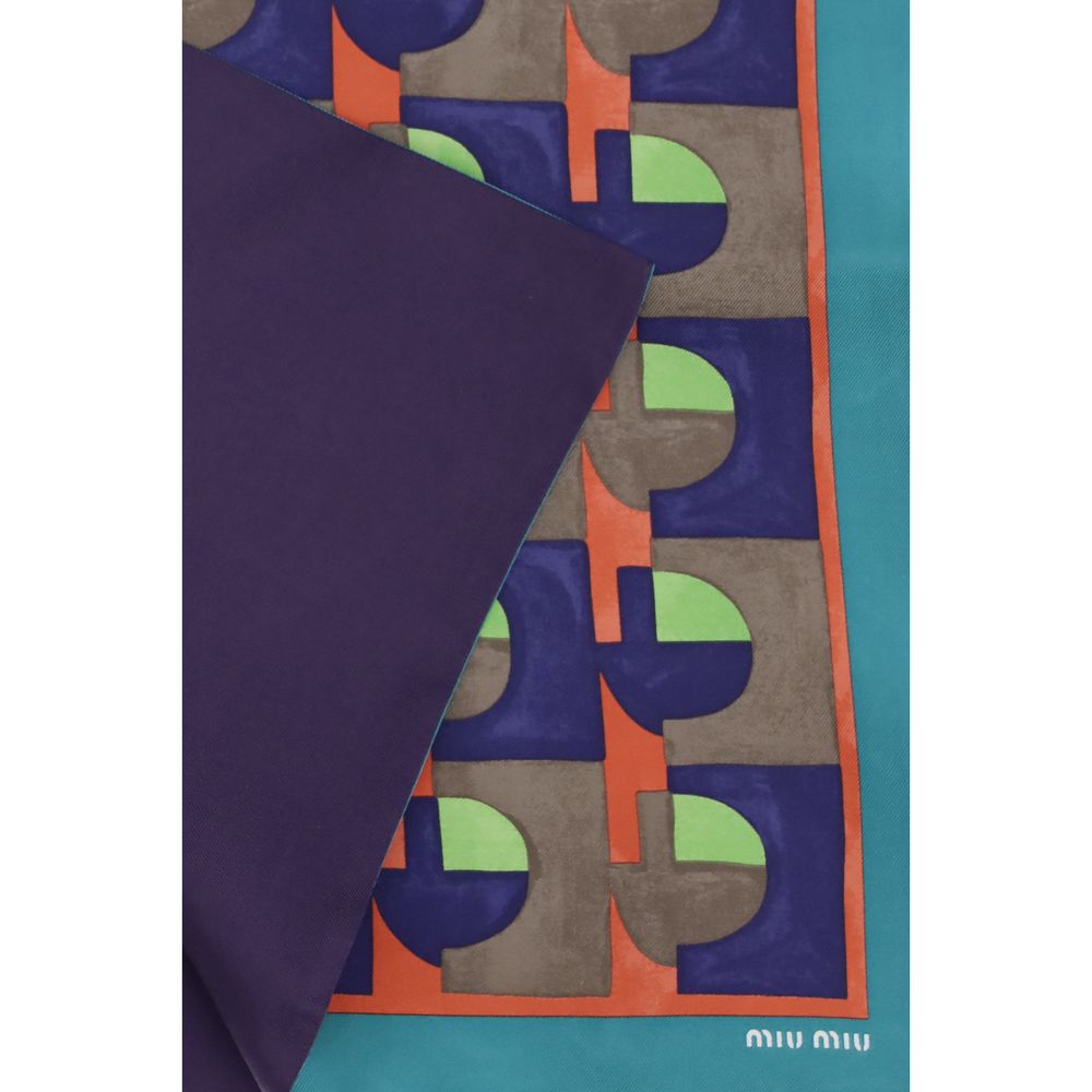 Multicolor Silk Scarf